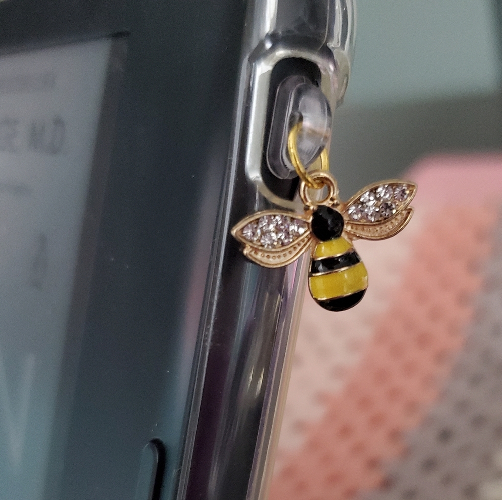 Bee Charm Phone Accessory